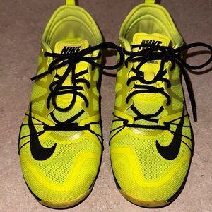 Neon yellow Nikes